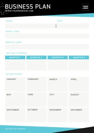 Edit a business plan outline