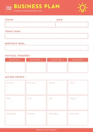 Edit a business plan outline