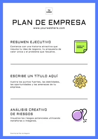 Edita un plan de negocio
