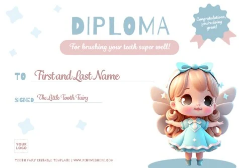 Edita un diploma per nens