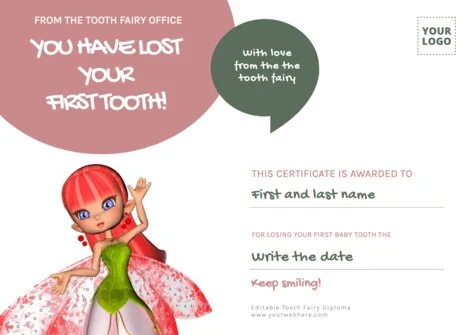 Edit a Tooth Fairy letter