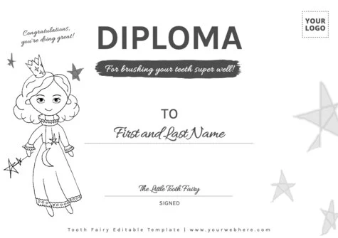 Edit a Tooth Fairy letter