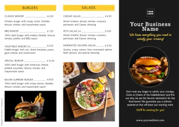 Bearbeiten eine Burgerladen Vorlage