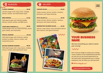 Bearbeiten eine Burgerladen Vorlage