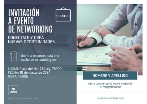 Edita un folleto de networking