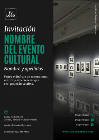 Edita un cartel para exposiciones