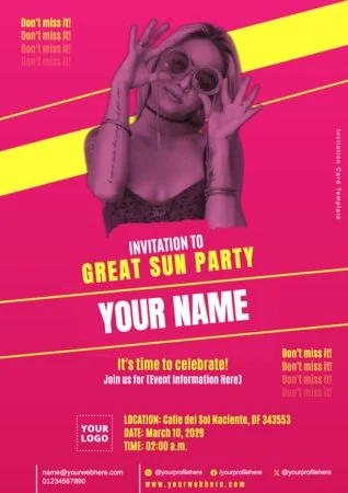 Edit a poster for your event