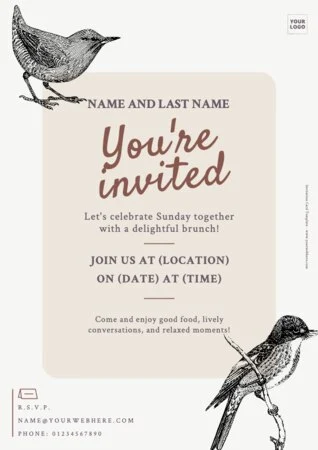 Edit an invitation card