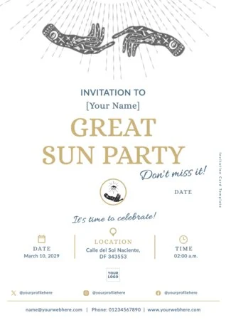 Edit an invitation card