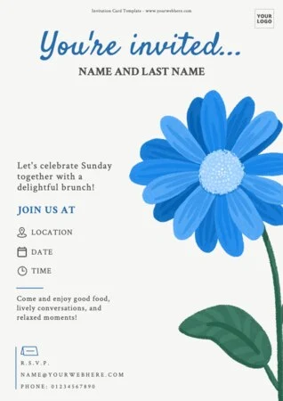 Edit an invitation card