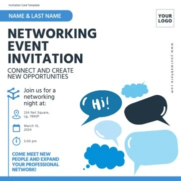 Edit a networking event template