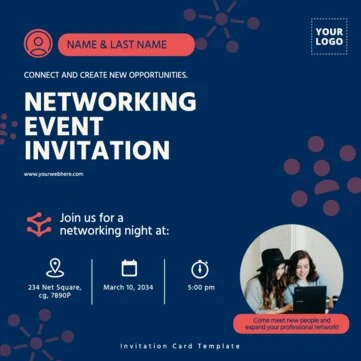 Edit a networking event template