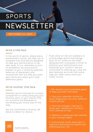 Edit a Newsletter