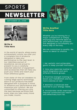 Edit a Newsletter