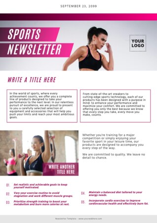 Edit a Newsletter