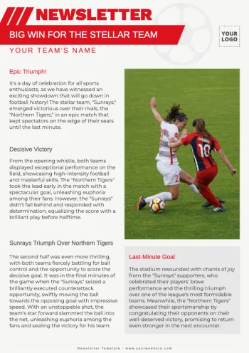 Edit a Newsletter