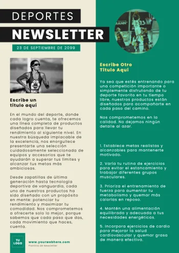 Edita una Newsletter