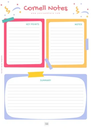 Edit a Cornell note format