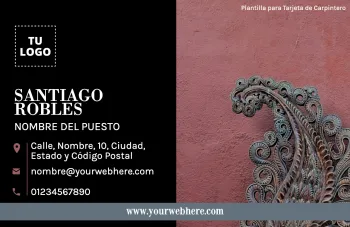 Edita un flyer de carpintería