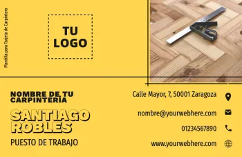Edita un flyer de carpintería