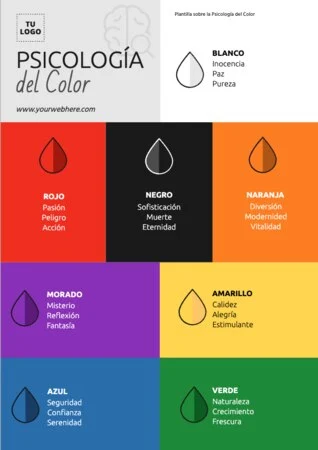 Edita una plantilla con colores