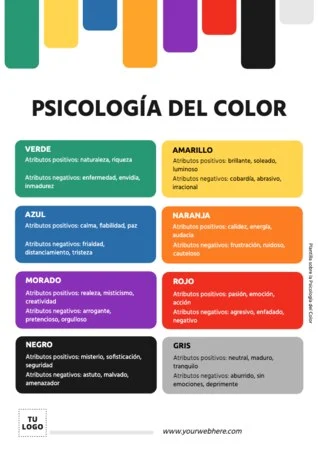 Edita una plantilla con colores