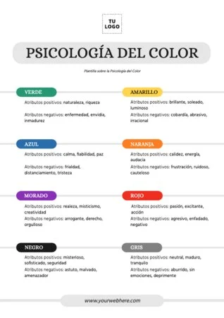 Edita una plantilla con colores