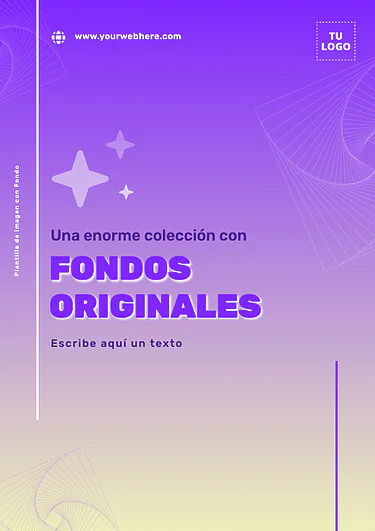 Edita un fondo para textos