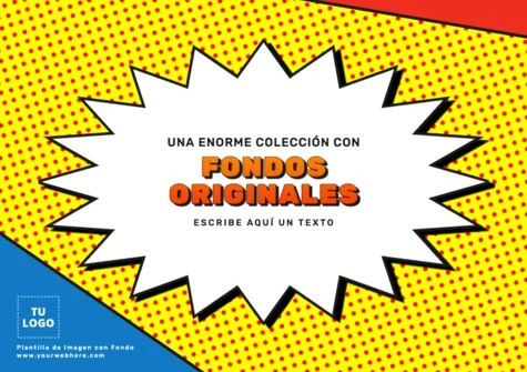 Edita un fondo para textos