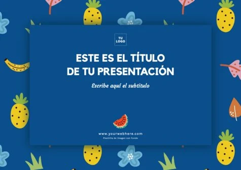 Edita un póster del Día de la Fruta