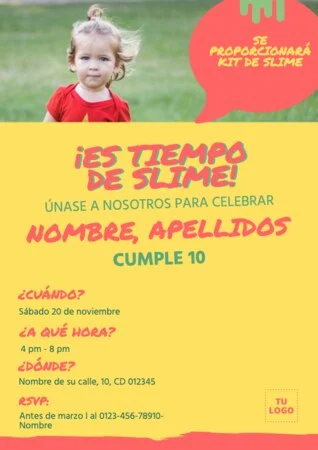 Edita un flyer de Slime