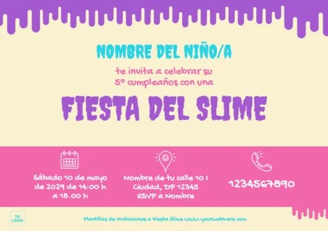 Edita un flyer de Slime