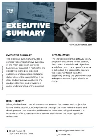 Edit an Executive Summary