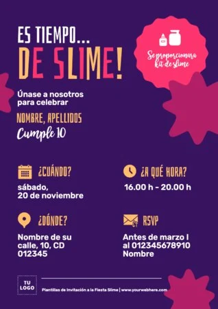 Edita un flyer de Slime