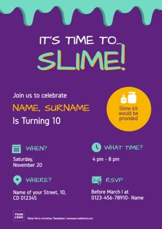 Edit a Slime invitation