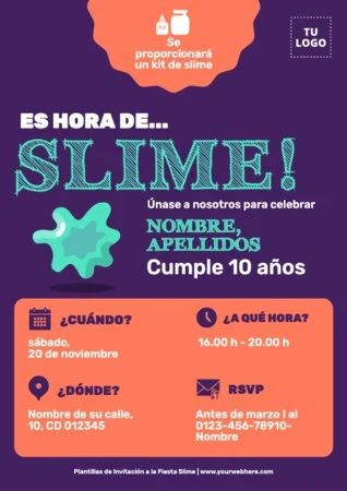 Edita un flyer de Slime