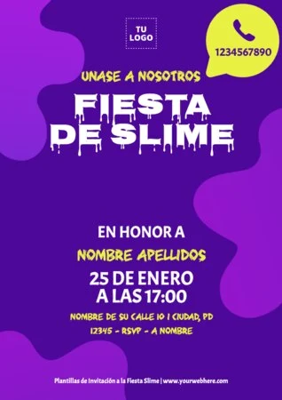 Edita un flyer de Slime
