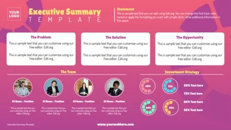 Edit an Executive Summary