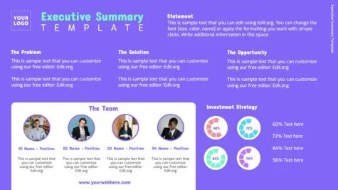 Edit an Executive Summary