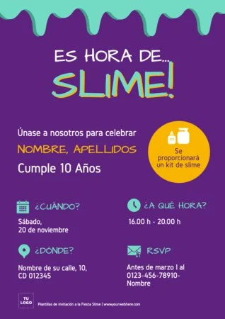 Edita un flyer de Slime