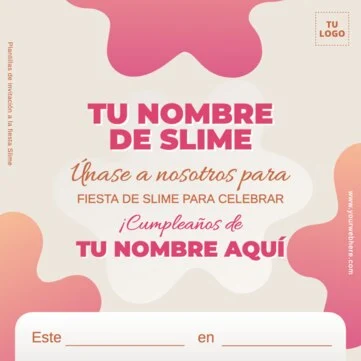 Edita un flyer de Slime