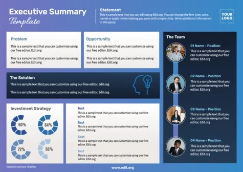 Edit an Executive Summary