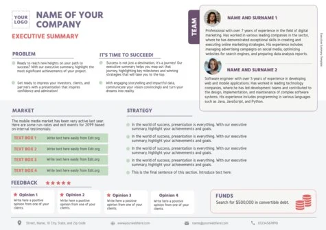 Edit an Executive Summary