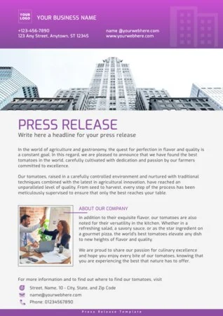 Edit a Press Release