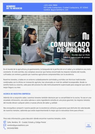 Edita una nota de prensa