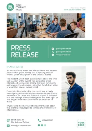 Edit a Press Release