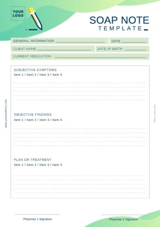 Edit a SOAP charting template