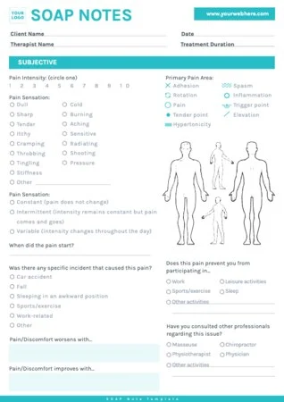 Edit a SOAP charting template