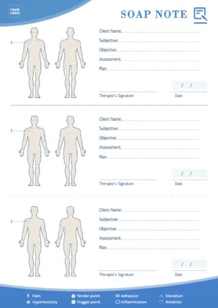 Edit a SOAP charting template