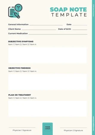 Edit a SOAP charting template